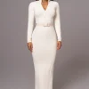 Buttercream Movement Mock Maxi Dress