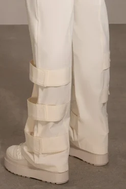 Buttercream Nyah Nylon Utility Pants