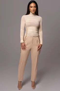 Buttercream Santiana Turtleneck Top