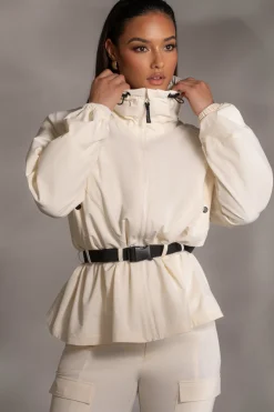 Buttercream Willow Belted Jacket