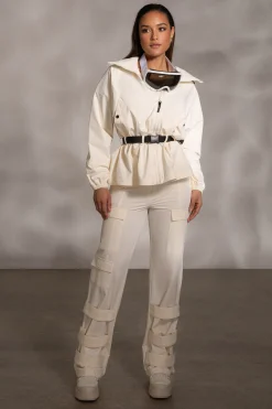 Buttercream Willow Belted Jacket