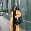 Camel Beverly Trench Coat