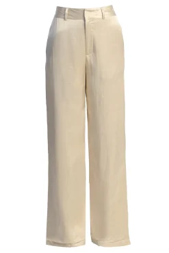 Champagne Ever After Satin Trousers