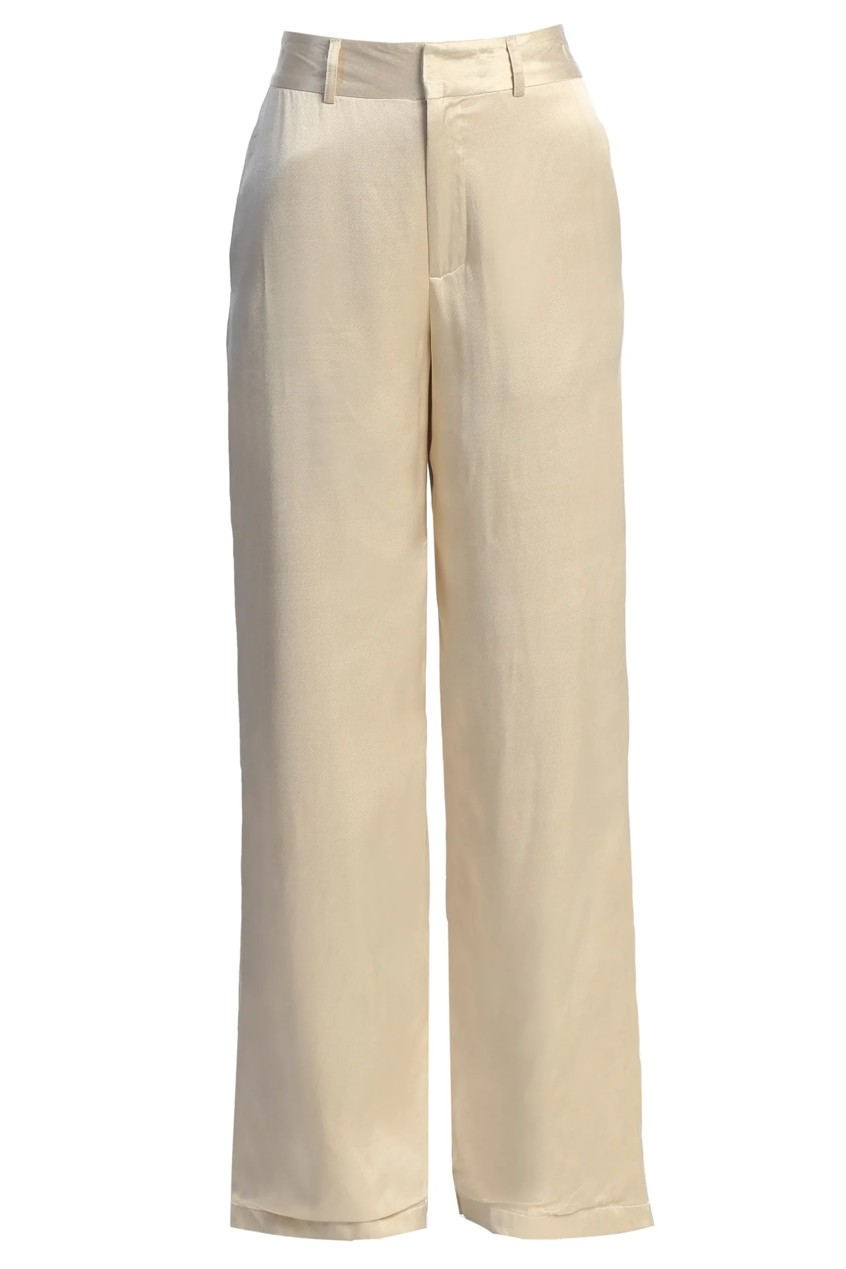 Champagne Ever After Satin Trousers