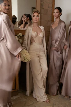 Champagne Incomparable Lace Bodysuit