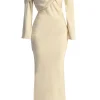 Champagne One And Only Satin Dress