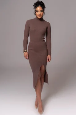 Chocolate Cardinal Essential Knit Skirt