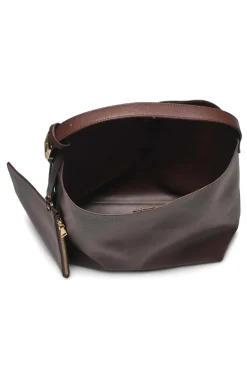 Chocolate Faux Leather Bag Set