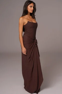 Chocolate Fenix Reversible Linen Corset