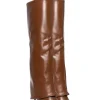 Chocolate Passage Faux Leather Boots