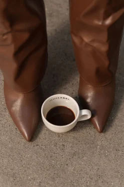 Chocolate Passage Faux Leather Boots