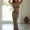 Chocolate Sunny Skirt Set