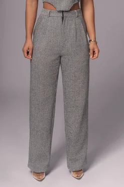 Classic Herringbone Trousers