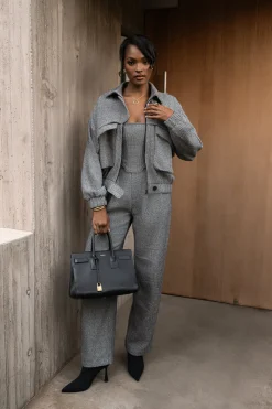 Classic Herringbone Trousers