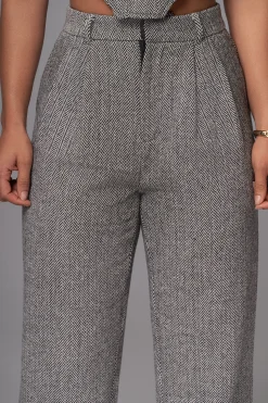 Classic Herringbone Trousers