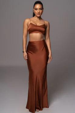 Copper Isella 2-Piece Skirt Set