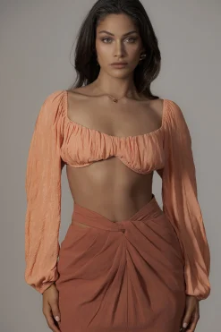 Coral Carey Long Sleeve Top