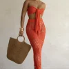 Coral Caribbean Skies Skirt Set