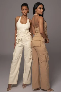Cream Aeris Pant Set