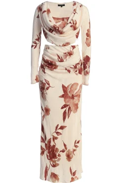 Cream Floral Haidyn Skirt Set