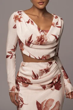 Cream Floral Haidyn Skirt Set