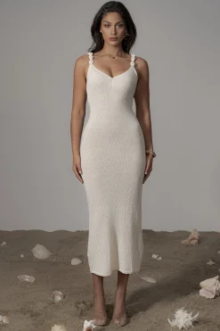 Cream Margo Maxi Dress