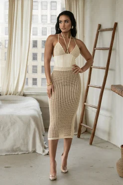 Cream Summer Bliss Crochet Set
