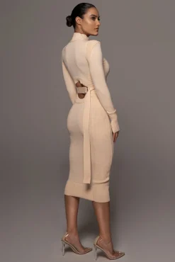 Cream Under Your Spell Dress