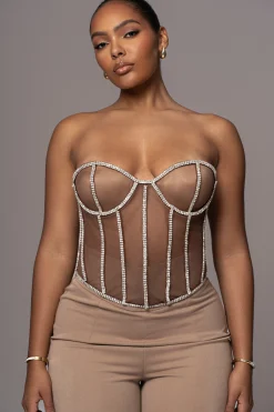 Dark Limited Edition Rhinestone Crystal Corset