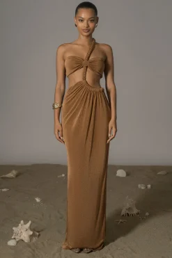 Ema One Shoulder Maxi Dress