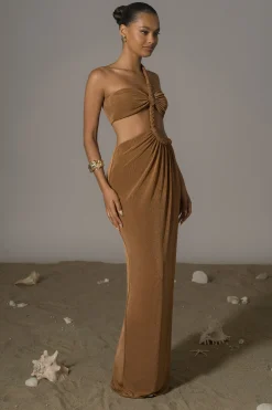 Ema One Shoulder Maxi Dress