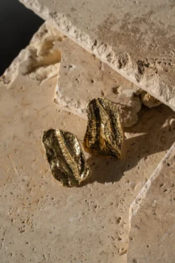 Gold Back In Time Earrings