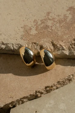 Gold Brie Earrings