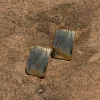 Gold Easton Textured Earrings