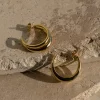 Gold Eastwood Hoop Earrings