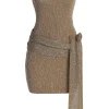 Gold Golden Dusk Sequin Dress