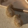 Gold Jora Paved Earrings