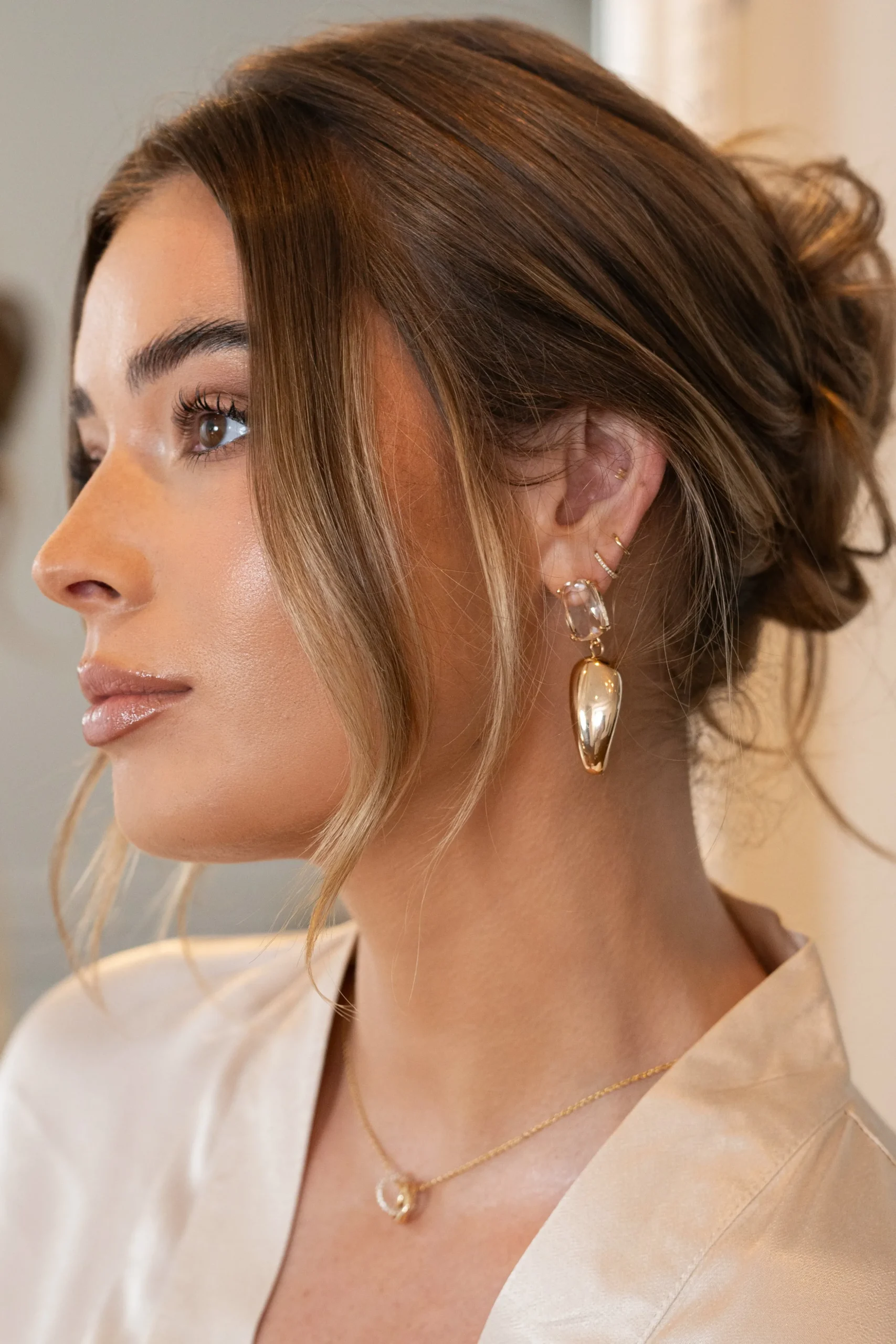 Gold Kamila Dangle Earrings