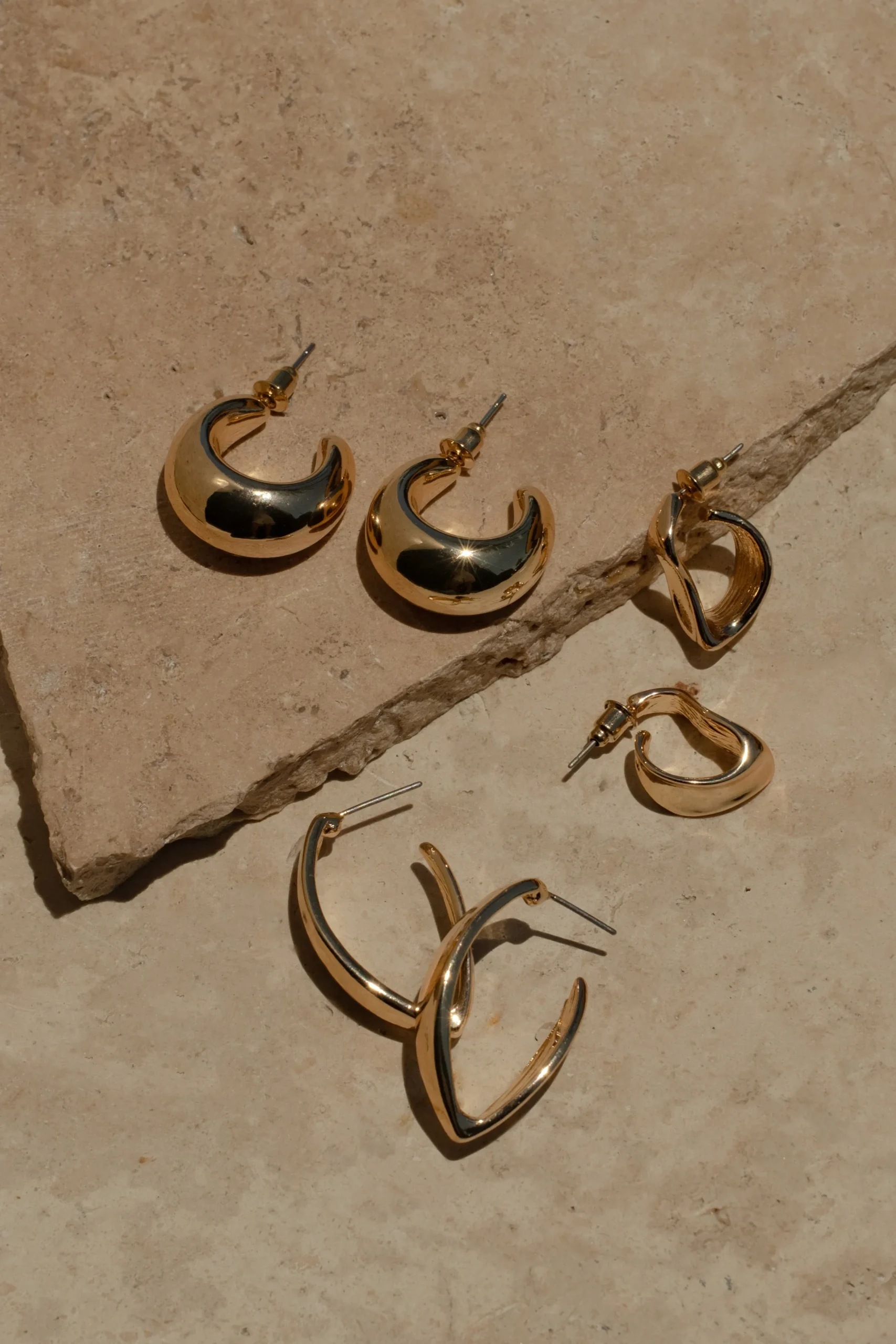 Gold Layla Earring Set
