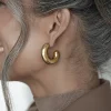 Gold Madlyn Hoop Earrings