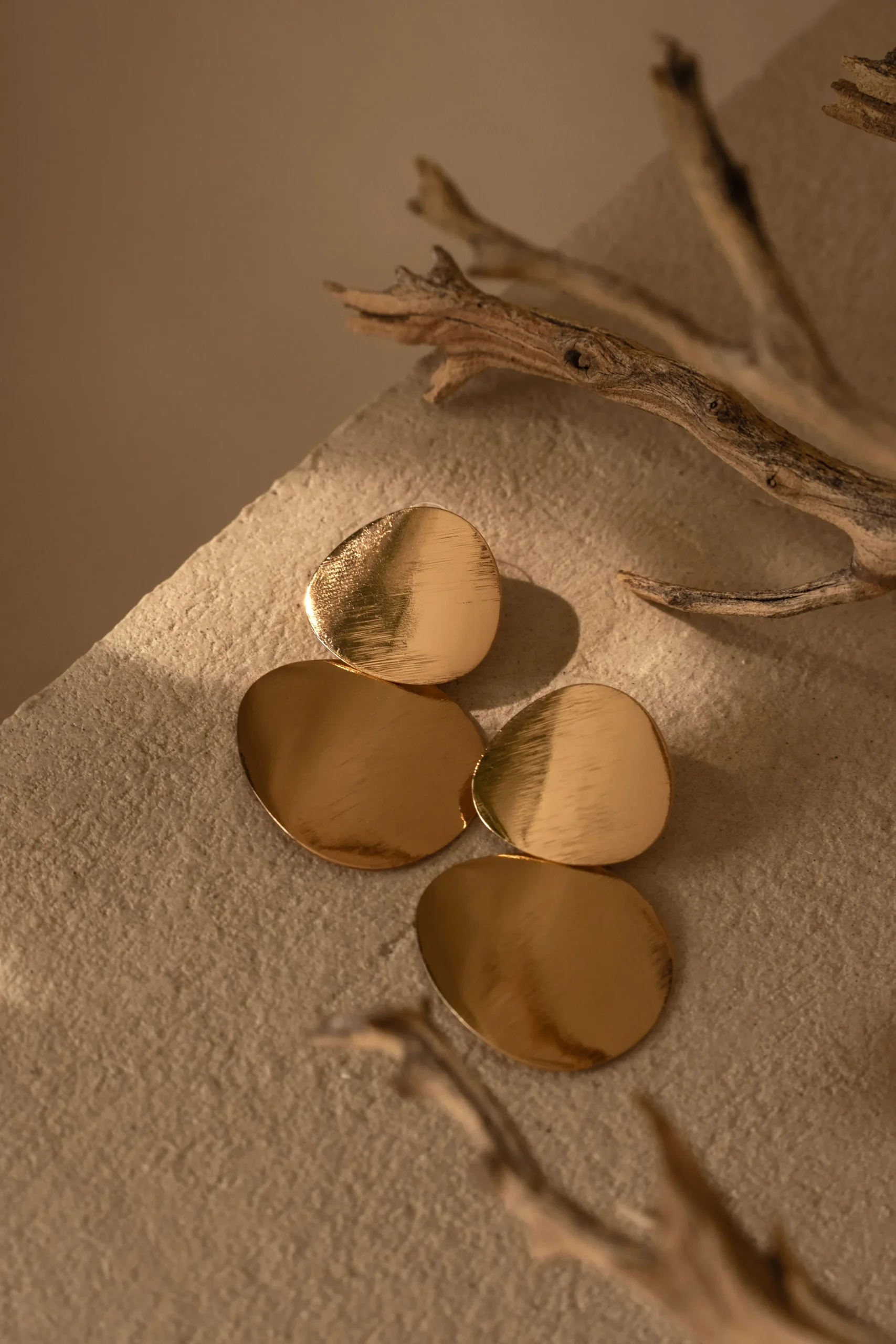 Gold Magda Dangle Earrings
