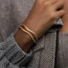 Gold Matte Cuff Bracelet