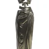 Gold METALLIC NEW AGE TWO PIECE SKIRT SET