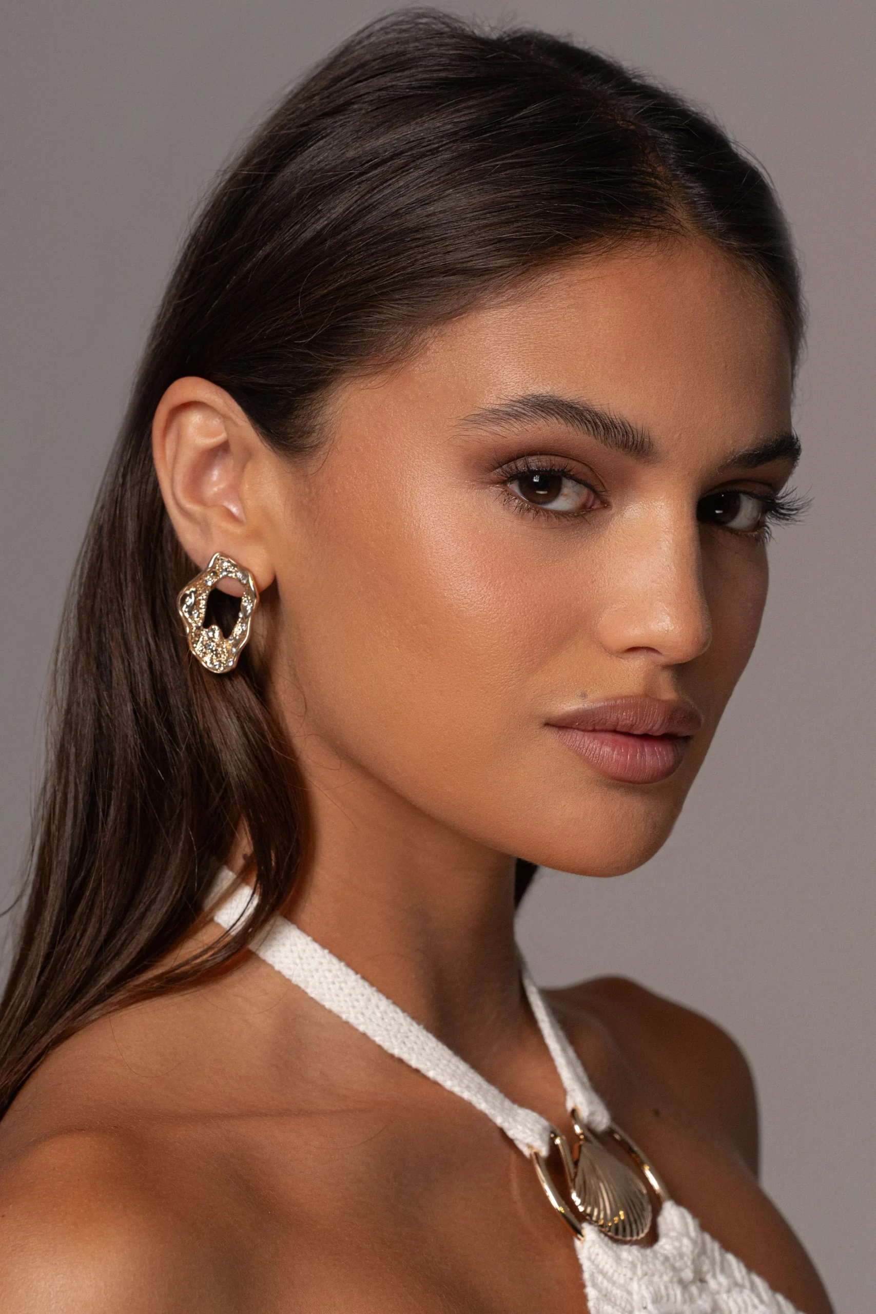 Gold Rava Earrings