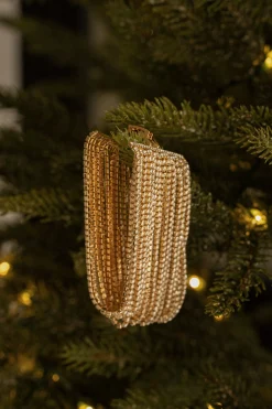 Gold Rhinestone Multi Layered Bracelet