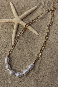 Gold Sail Away Necklace Set