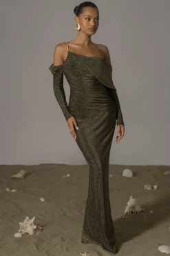 Gold Serina Maxi Dress