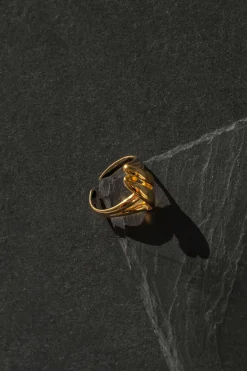 Gold Shelby Ring