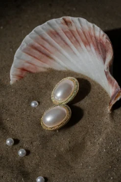 Gold Shoreline Earring Set