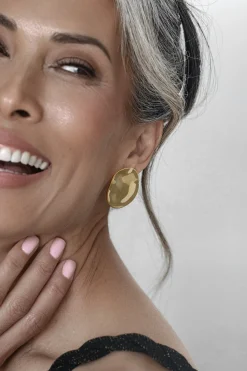 Gold The Coast Stud Earrings